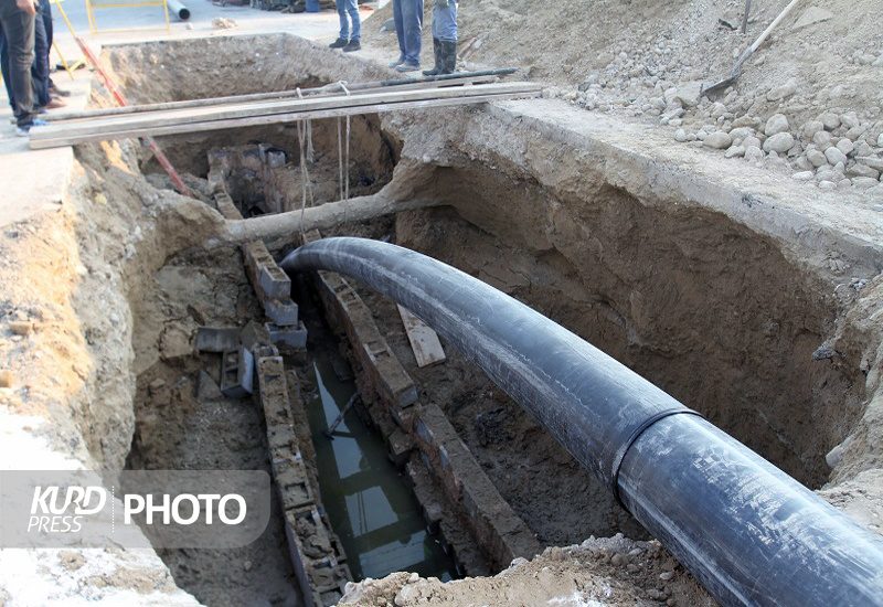 ۴۳ کیلومتر عملیات اصلاح و توسعه شبکه فاضلاب کردستان اجرا شد