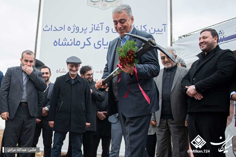 کلنگ احداث دومین نیروگاه سیکل ترکیبی کرمانشاه بر زمین خورد