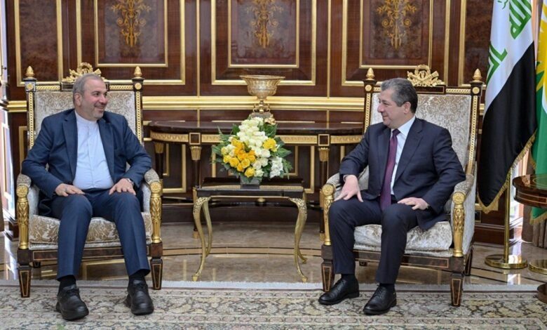 مەسروور بارزانی و باڵیۆزی ئێران پێکهێنانی حکوومەتی نوێی عێراقیان تاوتوێ کرد